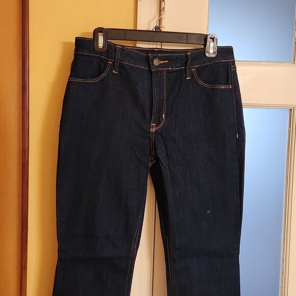Old Navy Women's Mid-Rise "Kicker Bootcut" Dark Wash Jeans Size 10 - Picture 3 of 7